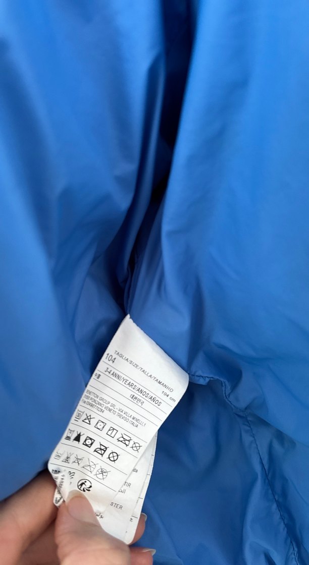 Erkek Çocuk Mavi Kapüşonlu Mont - Görsel 5