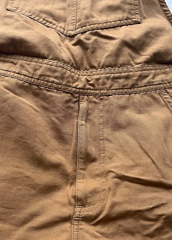 Kadın Kahverengi Askılı Midi Tulum - Görsel 5