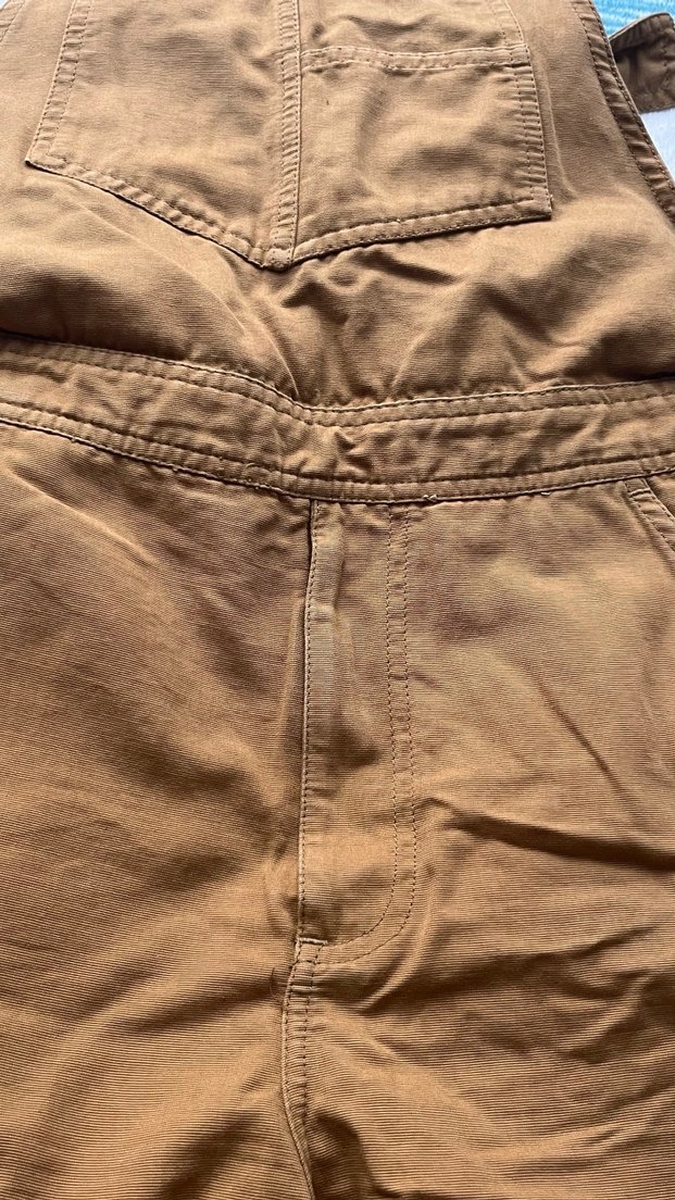 Kadın Kahverengi Askılı Midi Tulum - Görsel 5