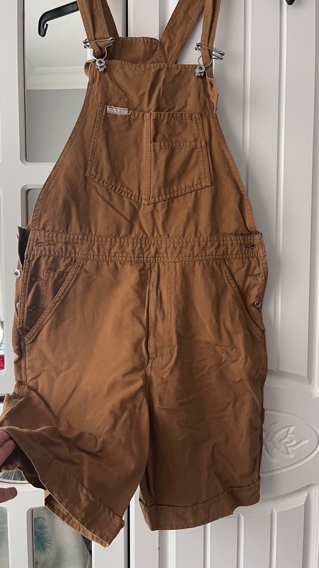 Kadın Kahverengi Askılı Midi Tulum - Görsel 2