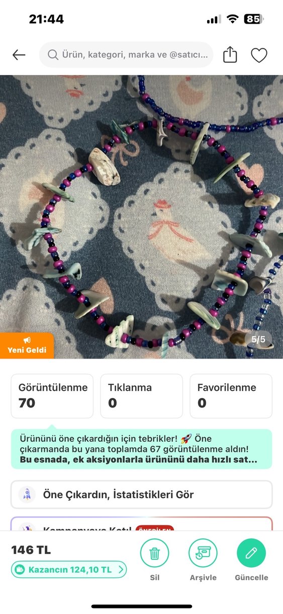 Bohem Çok Renkli Boncuklu Nakışlı Halhallar - Görsel 5