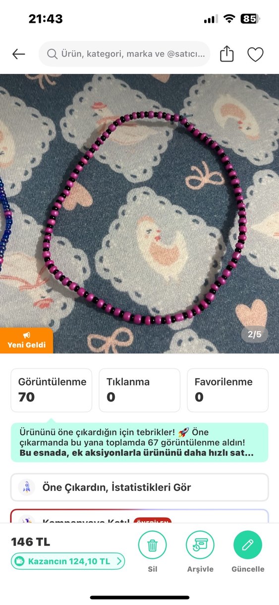 Bohem Çok Renkli Boncuklu Nakışlı Halhallar - Görsel 2