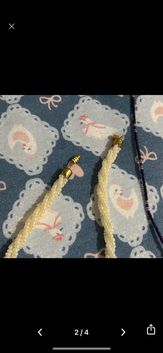 Bohem Tarzda Çok Renkli Boncuklu Midi Kolye - Görsel 2