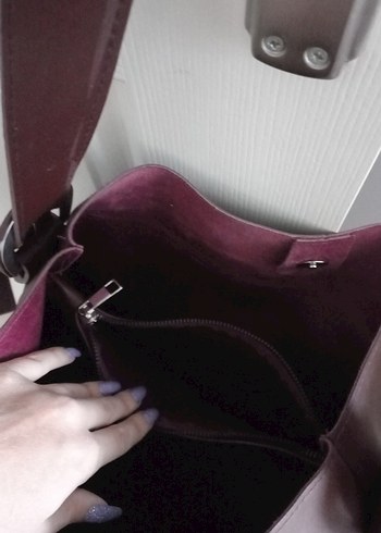 Bordo Kadın Çanta - Görsel 3