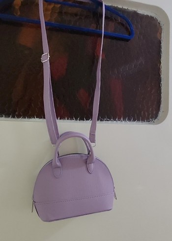 Diğer Pastel Mor Deri Kadın Çantası