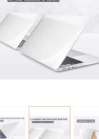 Beden Renk Laptop Kılıfı ve Klavye Koruyucu