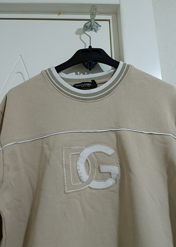 Bej Pamuklu Erkek Sweatshirt - Görsel 2