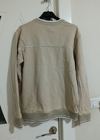 Bej Pamuklu Erkek Sweatshirt - Görsel 3