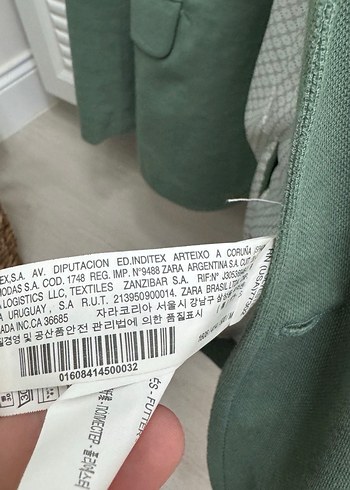 Düğmeli Yeşil Erkek Ceket - Görsel 7