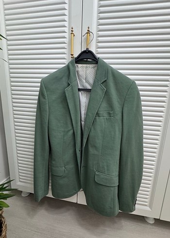 Düğmeli Yeşil Erkek Ceket - Görsel 2