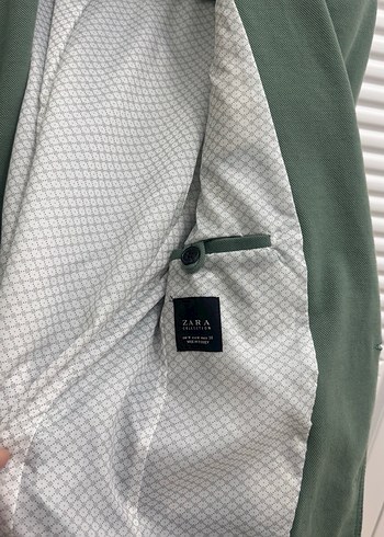 Düğmeli Yeşil Erkek Ceket - Görsel 6