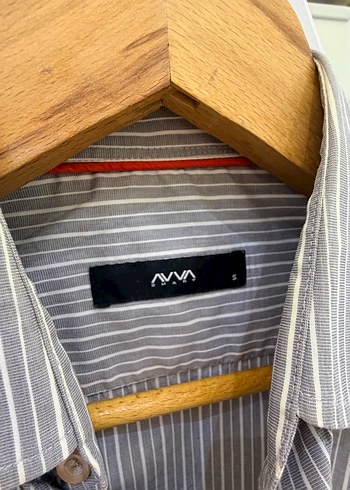 Gri Çizgili Erkek Keten Gömlek - Görsel 3