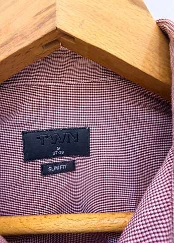 Bordo Erkek Keten Regular Fit Gömlek - Görsel 3