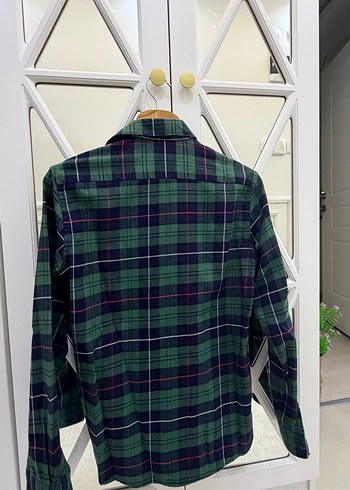 Uzun Kollu Yeşil Düğmeli Erkek Gömlek - Görsel 5