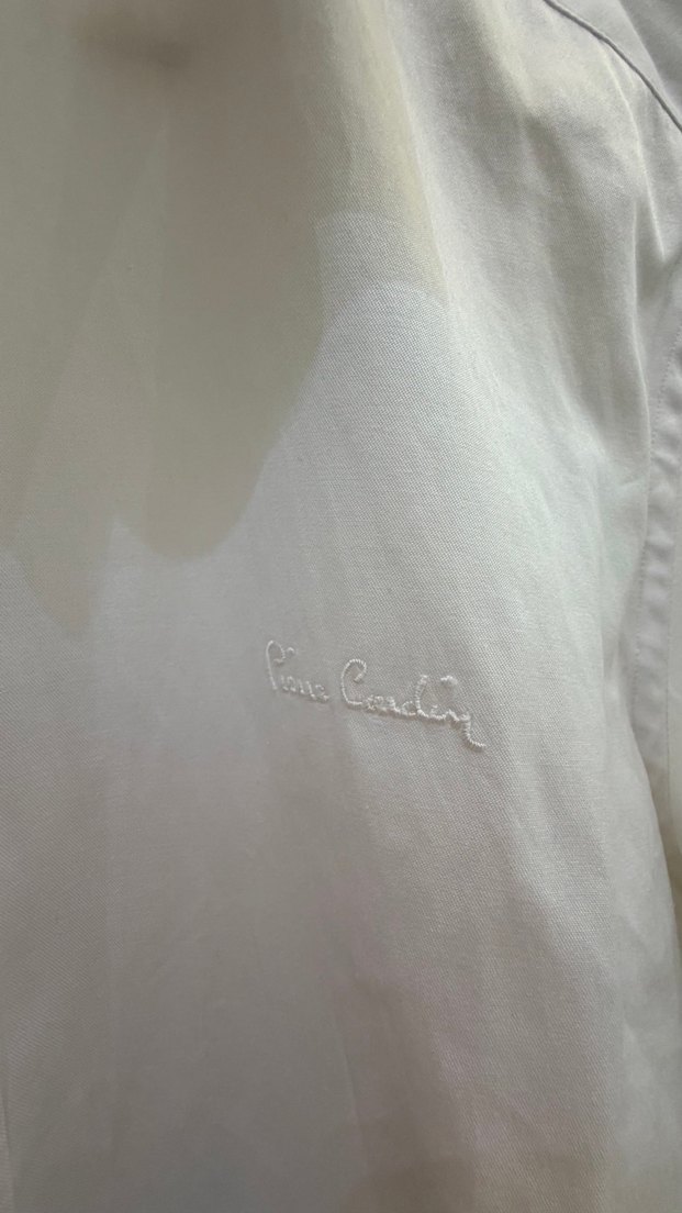 Beyaz Düğmeli Klasik Erkek  Gömlek - Görsel 2