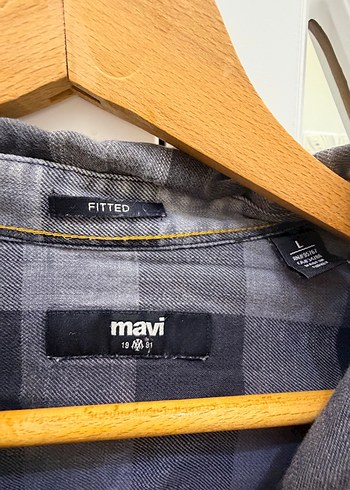 Gri Kareli Erkek Kot Gömlek - Görsel 3