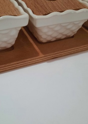 Bej Ahşap Kapaklı Tahta ve Kapları - Görsel 2