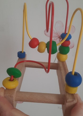 Renkli Ahşap Eğitici Oyuncak - Görsel 2