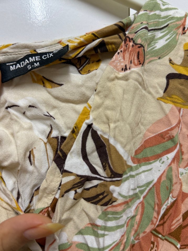 Bohem Tarz Mini V Yaka Kısa Kollu Elbise - Görsel 2