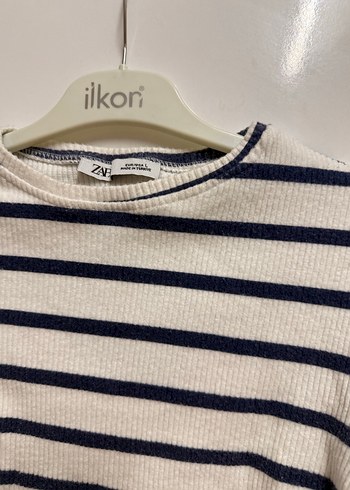 Zara marka Çizgili Uzun Kollu Triko Kadın Kazak - Görsel 2