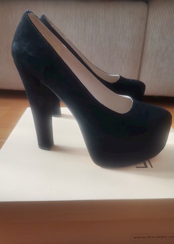 Süet Platform Ayakkabı - Görsel 2