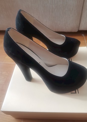 Süet Platform Ayakkabı - Görsel 3