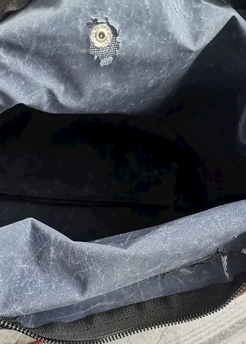 Taba Detaylı Lacivert Kol Çantası - Görsel 8