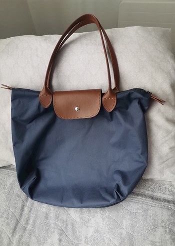 Taba Detaylı Lacivert Kol Çantası - Görsel 2