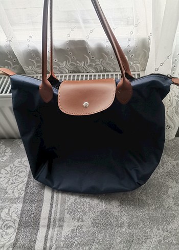 Taba Detaylı Lacivert Kol Çantası - Görsel 3