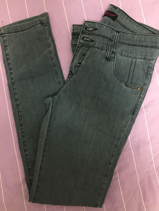 29 Beden Gri kot pantolon