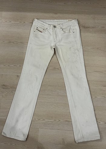 Diesel Beyaz Diesel Jean Skinny Pantolon