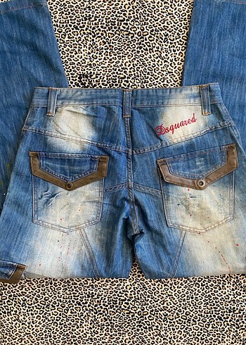 DSquared2 Paint Splash Rare Vintage Jean