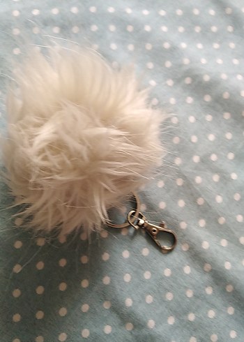 Diğer Bej Peluş Anahtarlık