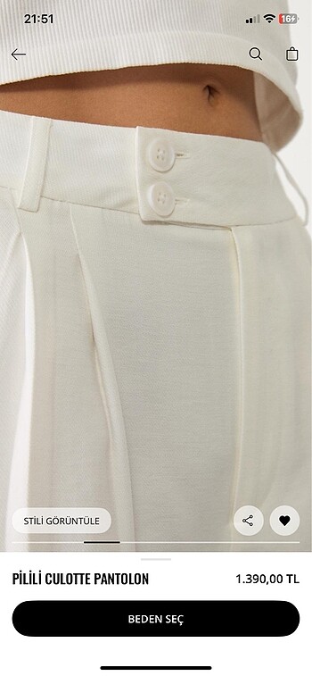 32 Beden Stradivarius keten pantolon