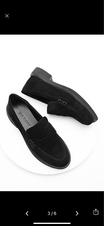 36 Beden siyah Renk Kadın Loafer Makosen Günlük Ayakkabı ...