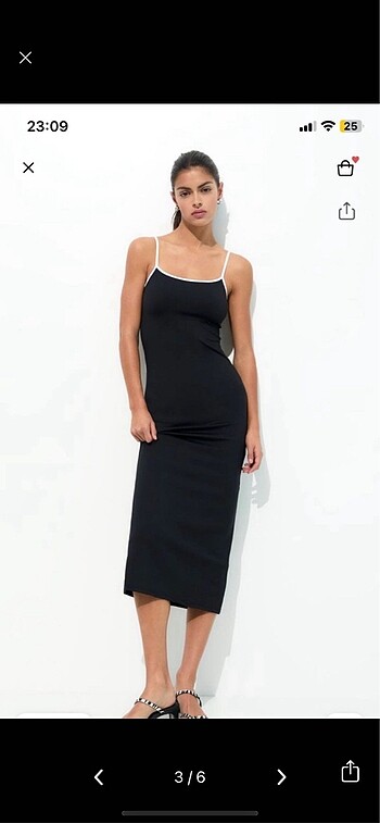 s Beden Pull and bear midi elbise