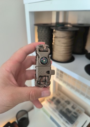 Kamuflaj Desenli Paracord Bileklik - Görsel 2