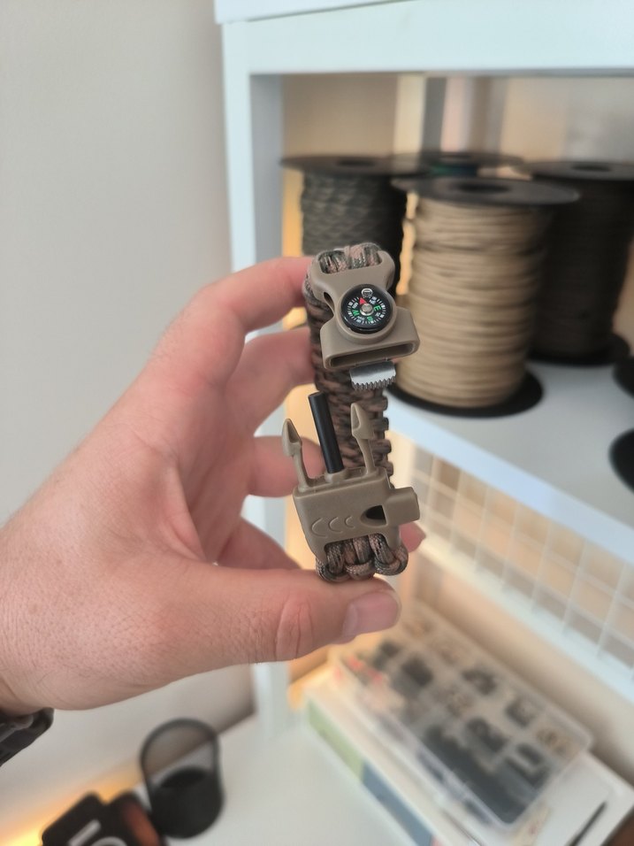 Kamuflaj Desenli Paracord Bileklik - Görsel 3