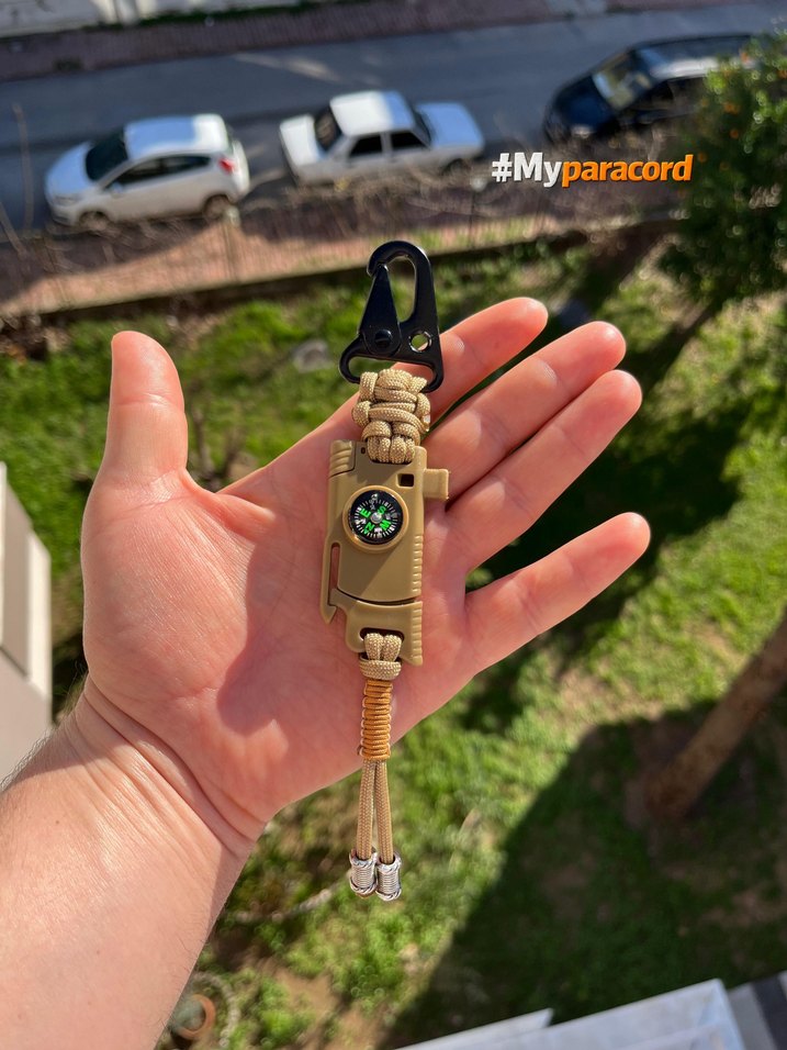 Paracord Çanta Askılı Anahtarlık - Görsel 2