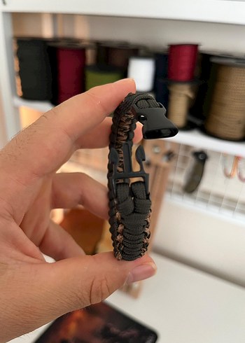 Kamuflaj İnce Paracord Bileklik - Görsel 2