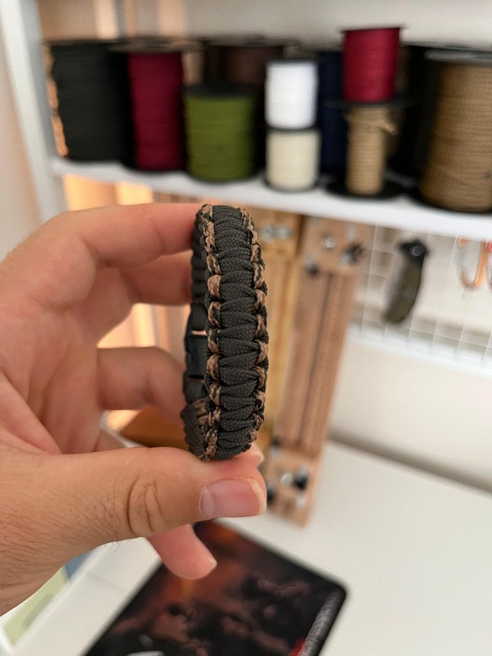 Kamuflaj İnce Paracord Bileklik - Görsel 3