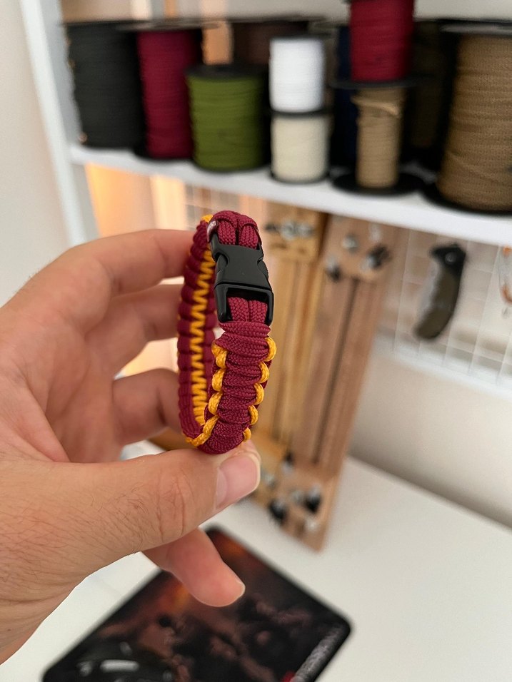 Galatasaray Paracord Bileklik - Görsel 2