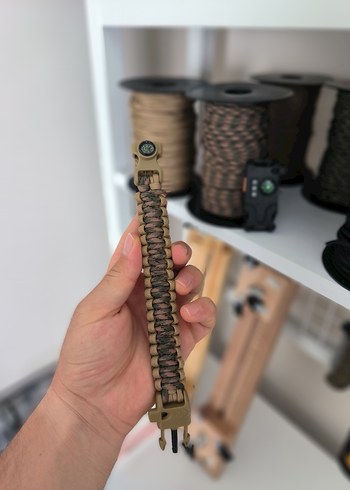 Kamuflaj Desenli Paracord Bileklik - Görsel 2