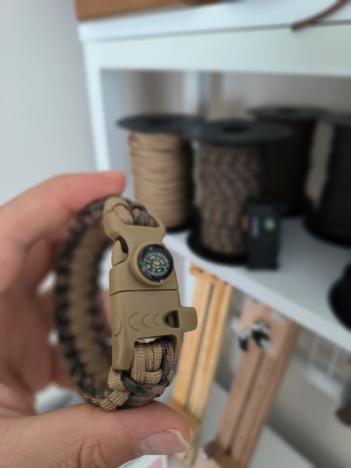 Kamuflaj Desenli Paracord Bileklik - Görsel 3