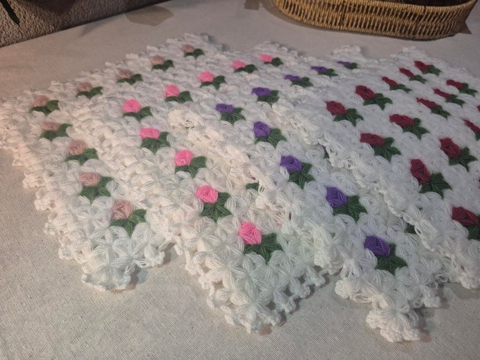 Lale desenli banyo lifi. - Görsel 2