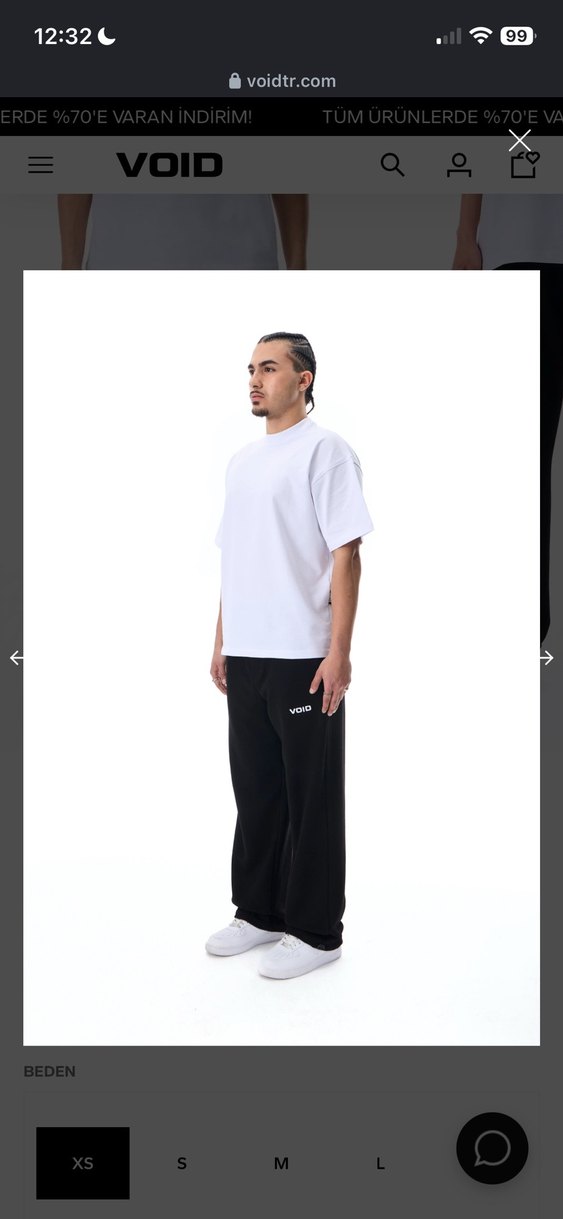 Void Siyah Eşofman Altı Sitesinden Aldım Bana Olmadı - Görsel 4