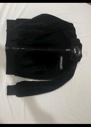 Moncler Siyah Fermuarlı Erkek Sweatshirt İthal Orjinaldir - Görsel 2