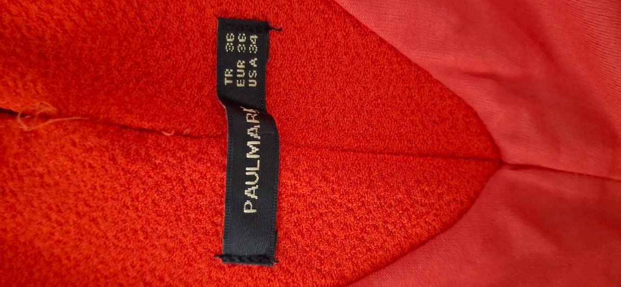 Kırmızı Uzun Kollu Midi Triko Elbise - Görsel 3