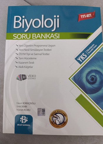 Bilgi Sarmal Yayınları Biyoloji Soru Bankası TYT-AYT