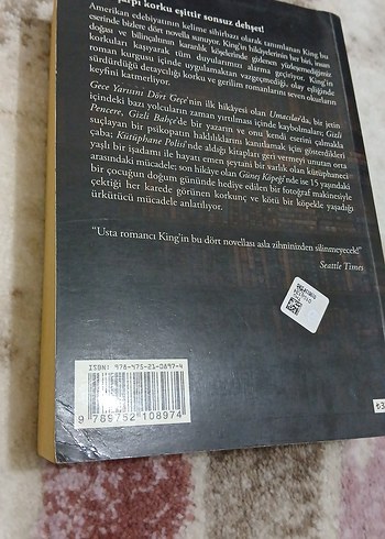 Stephen King - Gece Yarısını Dört Geçe - Görsel 4